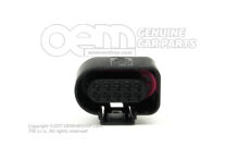 Obudowa styków płaskich z blokadą styków element sprzęgający zestaw okablowania czujnika temperatury płynu chłodzącego 4H0973715 (1)