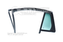 Okno drzwiowe stałe z uszczelką i prowadnicą szyby 5J9845210S (2)