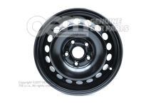 Felga stalowa rajdowa czarna 1K0601027CB03C Felga stalowa rajdowa czarna 1K0601027CB03C