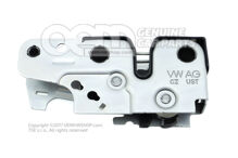 Dolna część zamka maski 5J0823509D