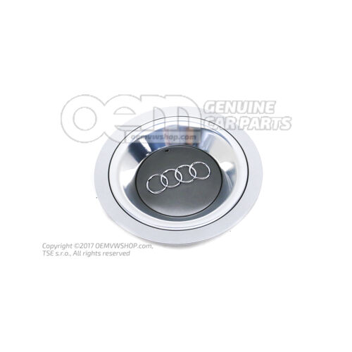 Kołpak piasty szary metalik Audi A4/S4 Cabrio 8H 8H0601165A 7ZJ