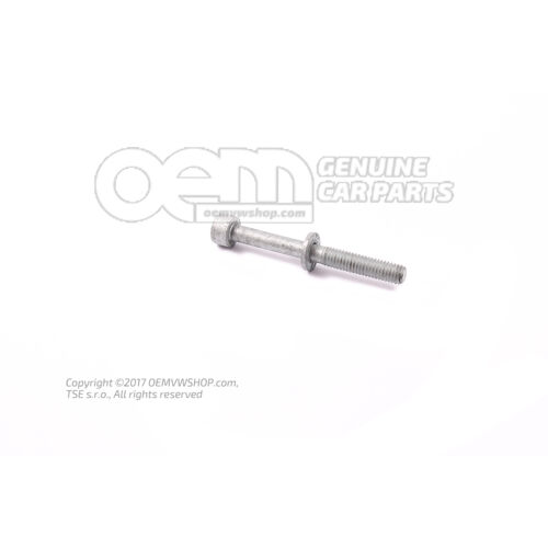 Śruba z łbem gniazdowym z łbem gniazdowym sześciokątnym (kombinacja) M6X55 N  10127005
