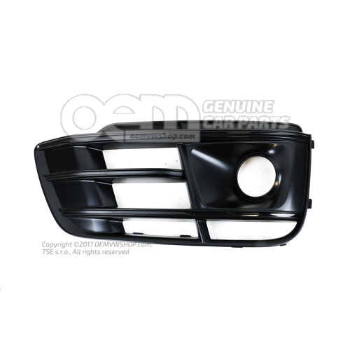 Kratka nawiewu ciemny chrom matowy/ciemny chrom wysoki połysk Audi Q5 80 80A807680P FUQ