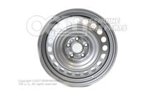 Obręcz stalowa w kolorze chromu 2H0601027J 091