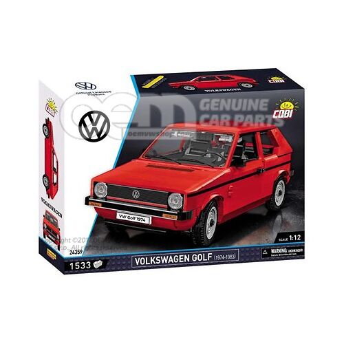 Zestaw, 1:12, „Golf 1”, czerwony, kolekcja licencjonowana