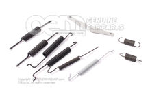 1 zestaw elementów mocujących szczęki hamulcowe 6R0698545A