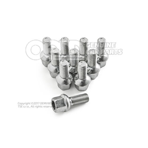 Rozmiar śrub koła M12X1,5X26 WHT004899