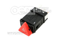 Przekaźnik włącznika świateł awaryjnych Kierunkowskazy/światło awaryjne ognistoczerwony Volkswagen Polo Classic/Variant 6K 6N0953235B 302