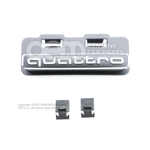 Napis czarny Audi Q2 81 81A853736  3FZ