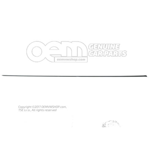 Obszycie pokrywy satynowo czarne 4B9853710A 01C