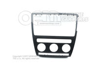 Listwa włącznika satynowa czarna 1Z0858069E 9B9 Listwa włącznika satynowa czarna 1Z0858069E 9B9