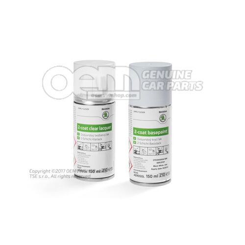 Metaliczny spray w aerozolu w kolorze białym lodowcowym 3T0050200A S9R