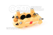 Zacisk hamulcowy Audi e-tron GT żółty bez klocków hamulcowych do hamulców o wymiarach 365x28mm tył prawy 4J3615424AB (3)