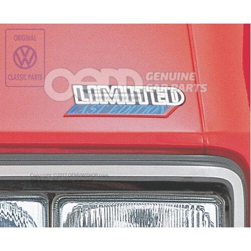 Napis foliowy Limitowana Ostatnia Edycja Autobus T25 255853679D CHY