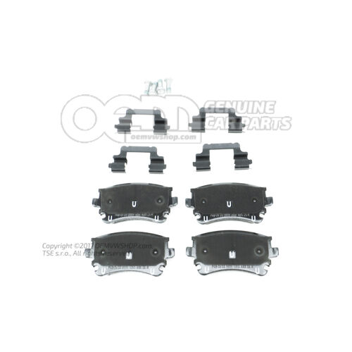 1 komplet klocków hamulcowych do hamulca tarczowego Audi A8/S8 Quattro 4E 4E0698451A