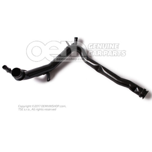 Przewód płynu chłodzącego z serwem - przewód ssący oleju układu kierowniczego 078121070CG