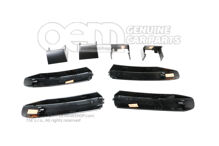 1 komplet zaślepek rajdowych czarnych do Volkswagen Caddy 2K 2K5898402  03C (1)