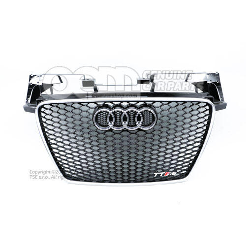 Kratka chłodnicy czarna/aluminium 8J0853651G WJF