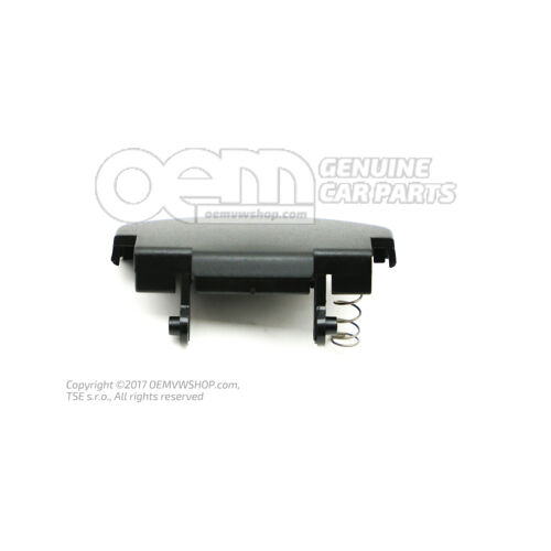 Przycisk tytanowy w kolorze czarnym 3B0868445  82V