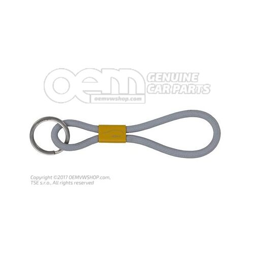 5HG087010  8XP Key tag, Light Grey, "2012", Golf Collection