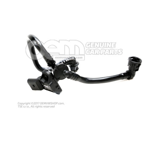 Rura podciśnieniowa z zaworem zwrotnym 1K0612041KG