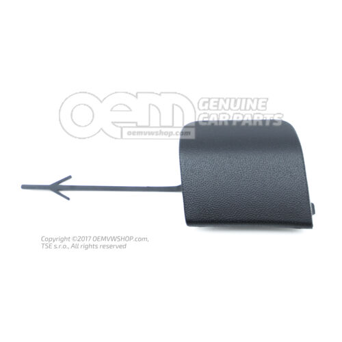 Osłona ucha holowniczego satynowa czarna Skoda Yeti 5L 5L6807441  9B9