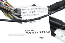 Komplet linek do tylnej klapy Volkswagen Touareg 7L 7L6971148AD (2)