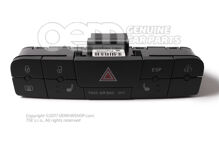 Wyłącznik Combi lampki ostrzegawczej i elektronicznego programu stabilizacji -ESP- sadza 6J0927137ABAT7 (5)