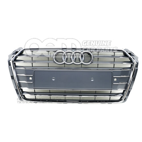 Kratka chłodnicy zmierzch mat/chrom Audi A4/S4/Avant/Quattro 8W 8W0853651ACRP5