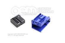 Płaska obudowa styków z blokadą styków radio 3B7035447A (1)