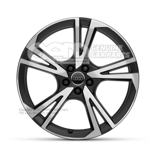 Felga aluminiowa drobno toczona w kolorze czarnym matowym Audi Q7 4M 4M0071492  LT7