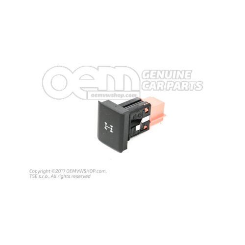 Przycisk blokady mechanizmu różnicowego czarno-biały 7E0941435A REH