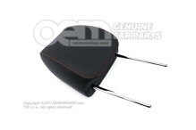 Zagłówek z osłoną, regulowany, czarno-czerwony 5FA881901B UMQ (1)