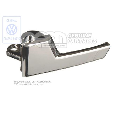 Siłownik wewnętrzny chromowany Golf Mk2 321837225B