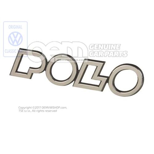 Emblemat POLO tył do Polo 6N 6N0853687E Z10