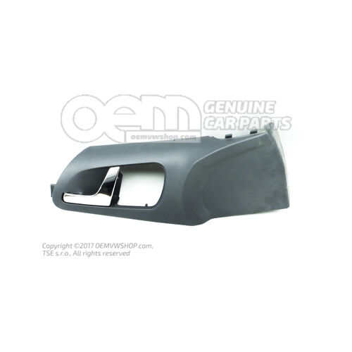 Wewnętrzny siłownik onyks/jasny chrom 1U4837221A JNW