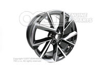 Obręcz aluminiowa Czarny metalik 3V0601025CHFL8