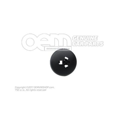 Klips satynowo czarny 8D5863907  01C