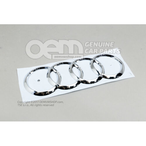 Emblemat Audi chromowany 8X0853742A 2ZZ