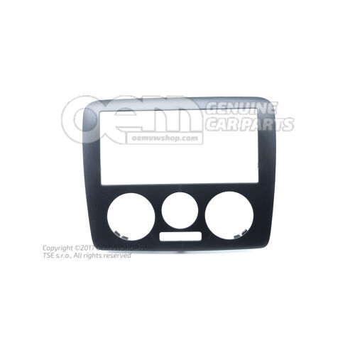 Listwa włącznika satynowa czarna 1U0858071  01C