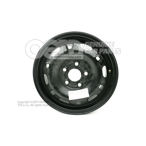 Felga stalowa rajdowa w kolorze czarnym 5Q0601027BN03C