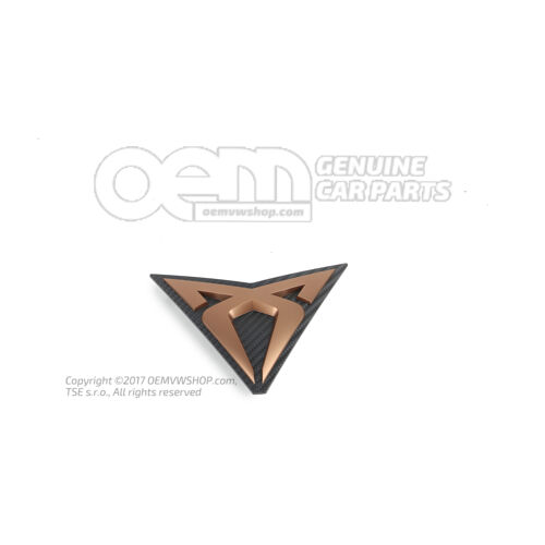 Emblemat „CUPRA” w kolorze miedzi 575853679J RZH