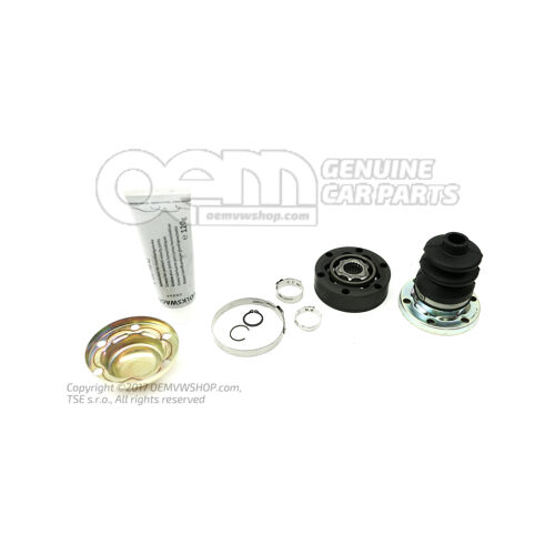 Przegub homokinetyczny z osłoną, elementami mocującymi i smarem 420498103A