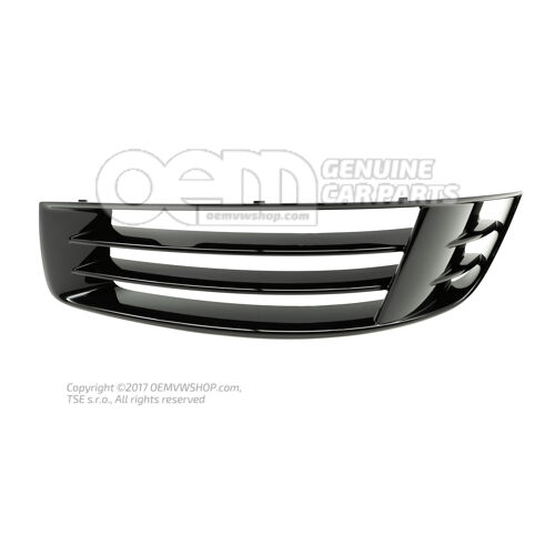 Kratka nawiewu genialnie czarna Audi RS6/RS6 plus/Avant Quattro 4F 4F0807681K Y9B