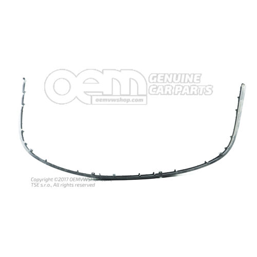 Listwy ozdobne zderzaka satynowo czarne Skoda Superb 3U 3U5807423  B41