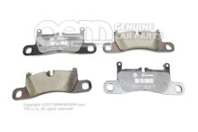 1 zestaw klocków hamulcowych do hamulca tarczowego 7P6698451C