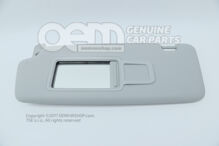 Daszek przeciwsłoneczny z lusterkiem i osłoną księżycową w kolorze srebrnym 8V0857551E FT9 (1)