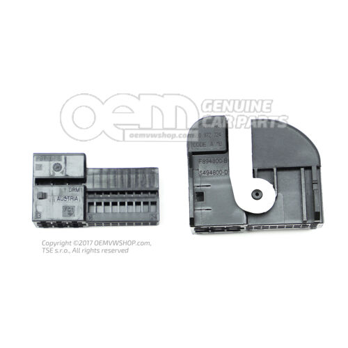 Płaska obudowa styków z blokadą styków Złącze sterujące do wykrywania przyczepy 5Q0972724