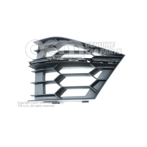Listwa satynowa czarna Skoda Superb 3V 3V0853666A 9B9