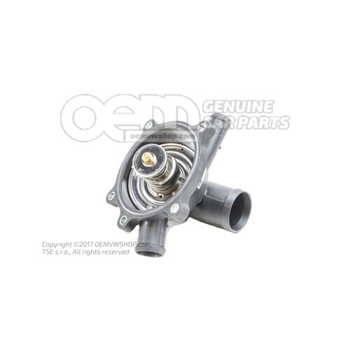 Obudowa regulatora płynu chłodzącego Audi RS6/RS6 plus/Avant Quattro 4F 07L121115C